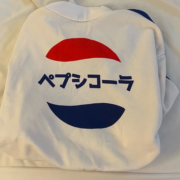 H&M, Pepsi, L, white zip-up sweatshirt - Picture 2 of 4